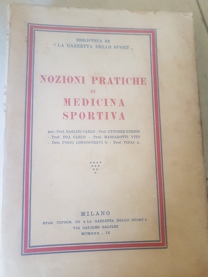 NOZIONI PRATICHE DI MEDICINA SPORTIVA