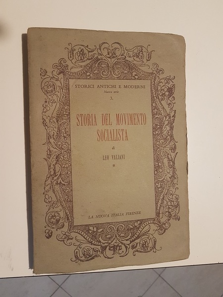 STORIA DEL MOVIMENTO SOCIALISTA L'EPOCA DELLA PRIMA INTERNAZIONALE