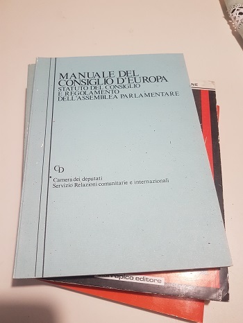 MANUALE DEL CONSIGLIO D'EUROPA STATUTO DEL CONSIGLIO E REGOLAMENTO DELL'ASSEMBLEA …