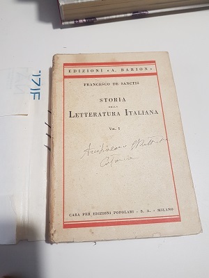 STORIA DELLA LETTERATURA ITALIANA