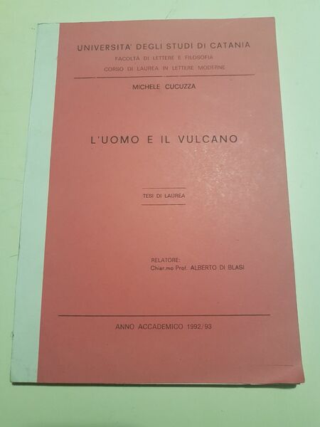 L'UOMO E IL VULCANO