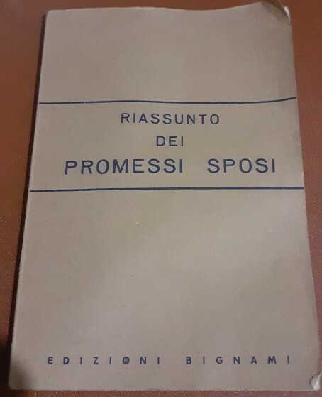 RIASSUNTO DEI PROMESSI SPOSI