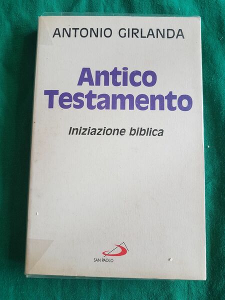 ANTICO TESTAMENTO INIZIAZIONE BIBLICA