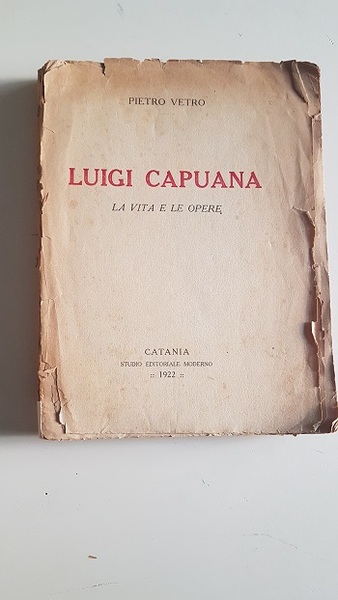 LUIGI CAPUANA LA VITA LE OPERE