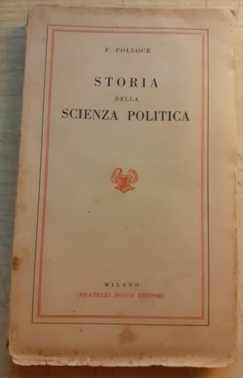 STORIA DELLA SCIENZA POLITICA