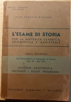 L'ESAME DI STORIA PER LA MATURITA' CLASSICA, SCIENTIFICA E MAGISTRALE …