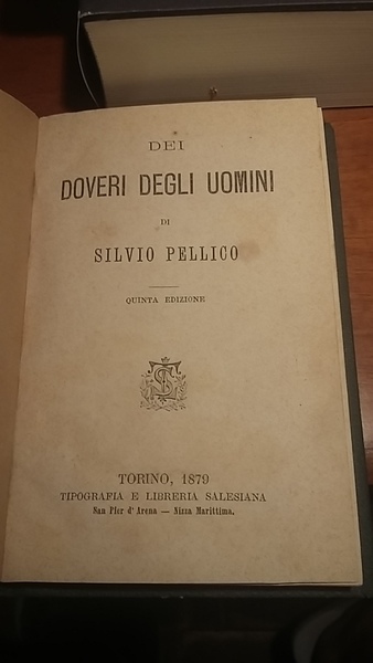 DEI DOVERI DEGLI UOMINI