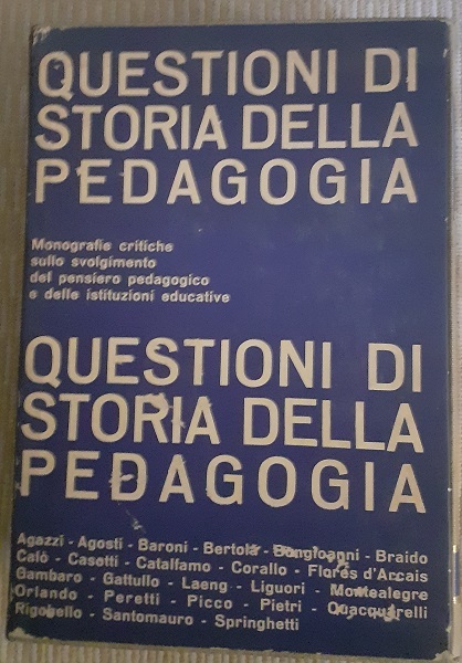 QUESTIONI DI STORIA DELLA PEDAGOGIA