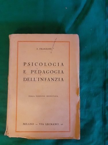 PSICOLOGIA E PEDAGOGIA DELL'INFANZIA