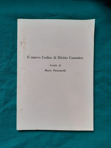 IL NUOVO CODICE DI DIRITTO CANONICO