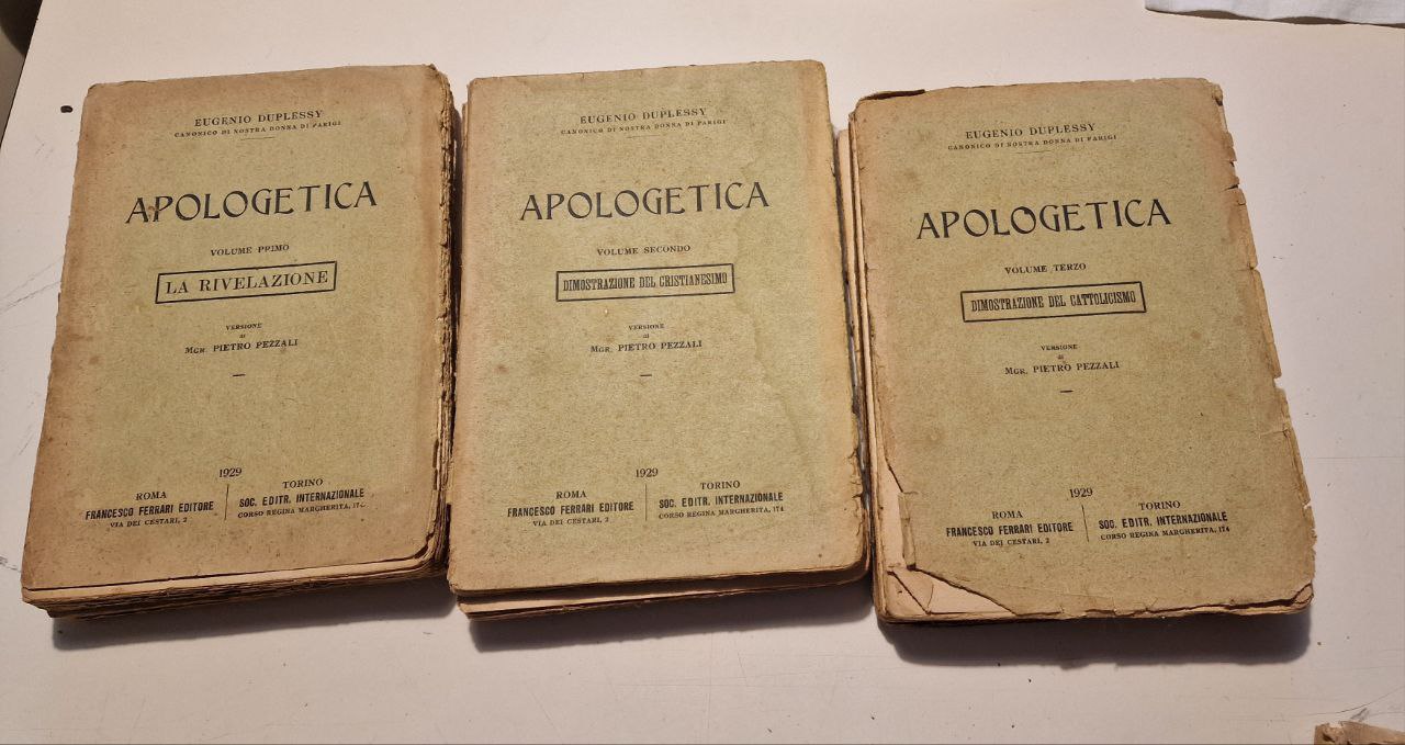 APOLOGETICA LA RIVELAZIONE DIMOSTRAZIONE DEL CRISTIANESIMO