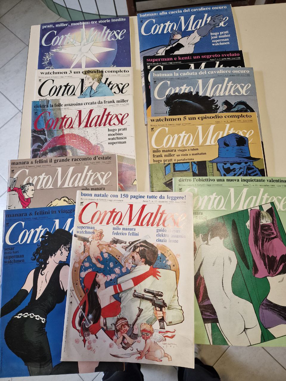 CORTO MALTESE ANNO 7 N 1 2 3 4 5 …