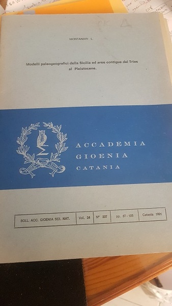 MODELLI PALEOGRAFICI DELLA SICILIA ED AREE CONTIGUE DAL TRIAS AL …