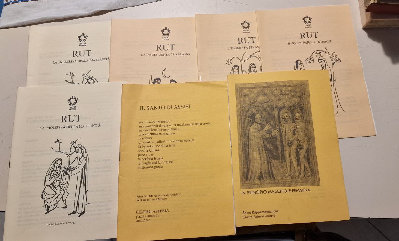 DALLA SACRA SCRITTURA RUT E NOEMI, PAROLA DI DONNE, L'EMIGRATA …