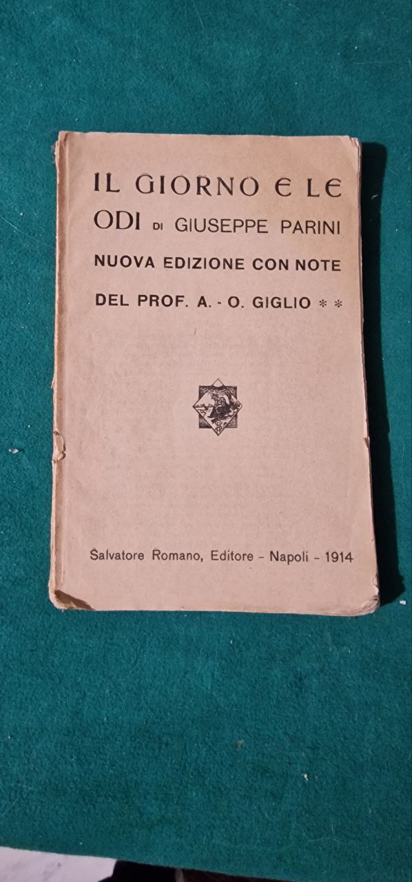 il giorno e le odi di giuseppe parini