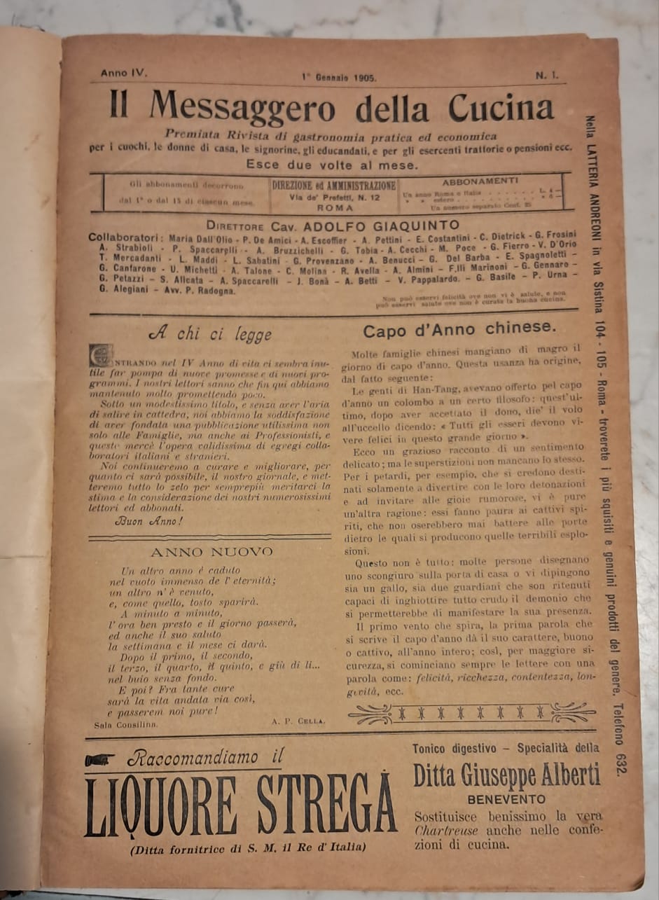IL MESSAGGERO DELLA CUCINA, PREMIATA RIVISTA DI GASTRONOMIA PRATICA ED …