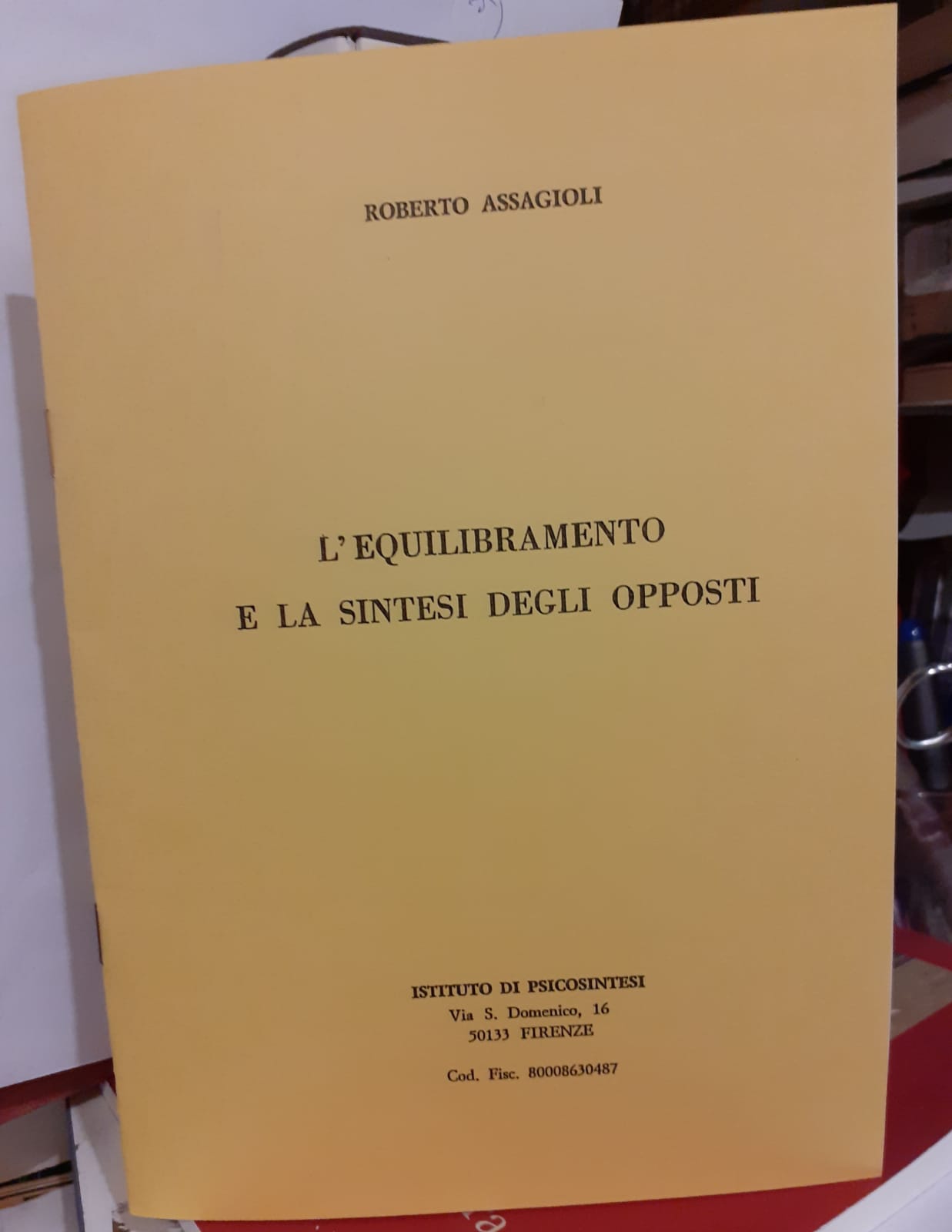 L'EQUILIBRAMENTO E LA SINTESI DEGLI OPPOSTI