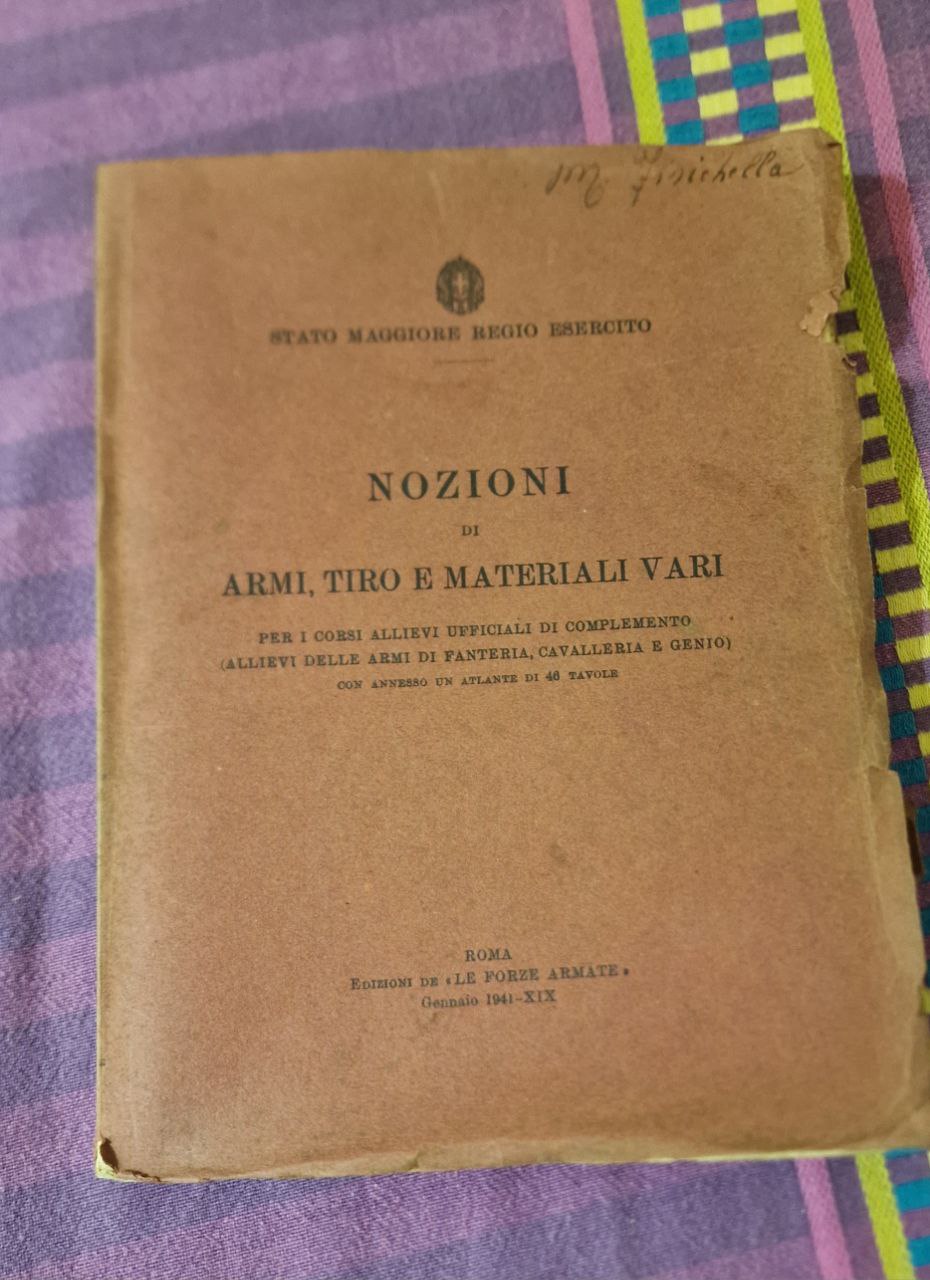 NOZIONI DI ARMI TIRO E MATERIALI VARI PER I CORSI …