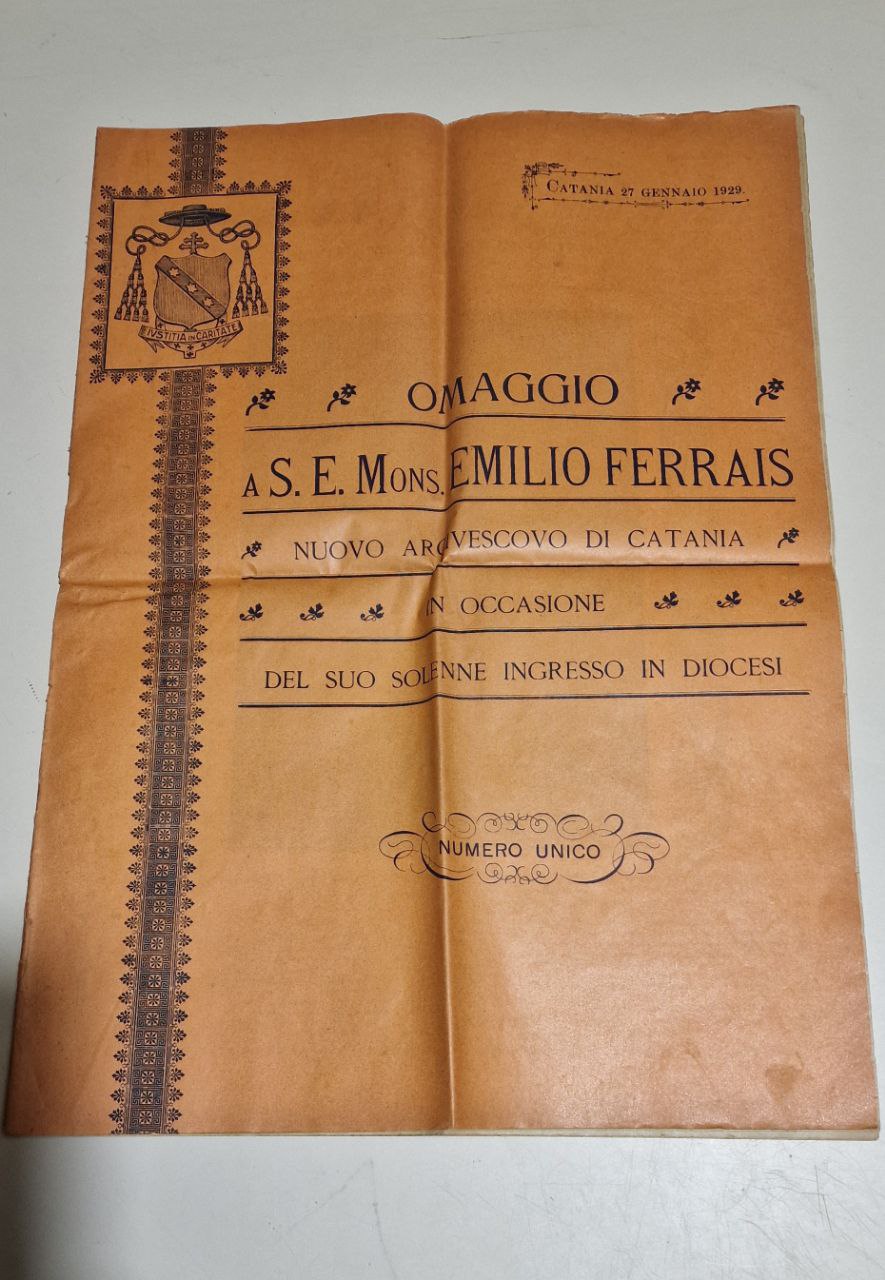 omaggio a mons. emilio ferrais nuovo arcivescovo di catania in …