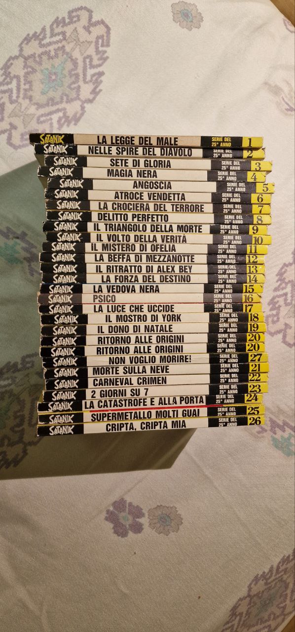 satanik collana psyco serie del 25 anno