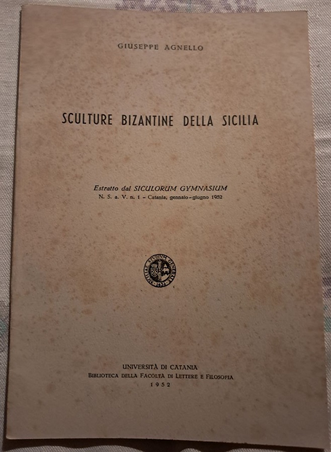 SCULTURE BIZANTINE DELLA SICILIA