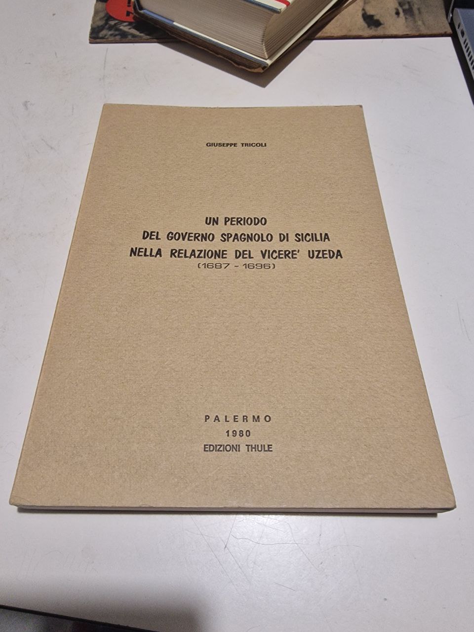 UN PERIODO DEL GOVERNO SPAGNOLO DI SICILIA NELLA RELAZIONE DEL …
