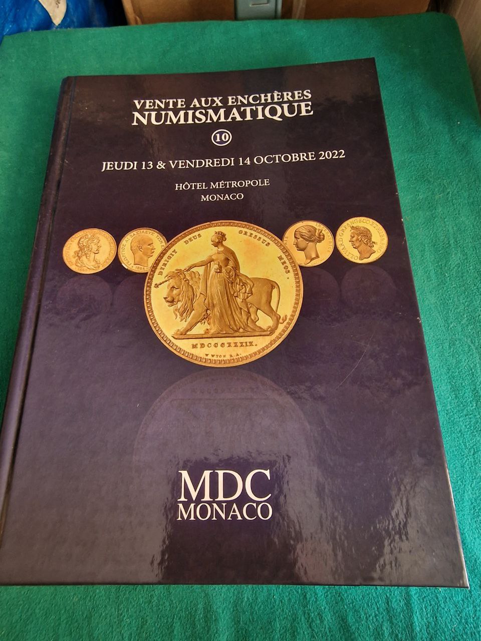 VENTE AUX ENCHERES NUMISMATIQUE 10 CATALAGO NUMISMATICA