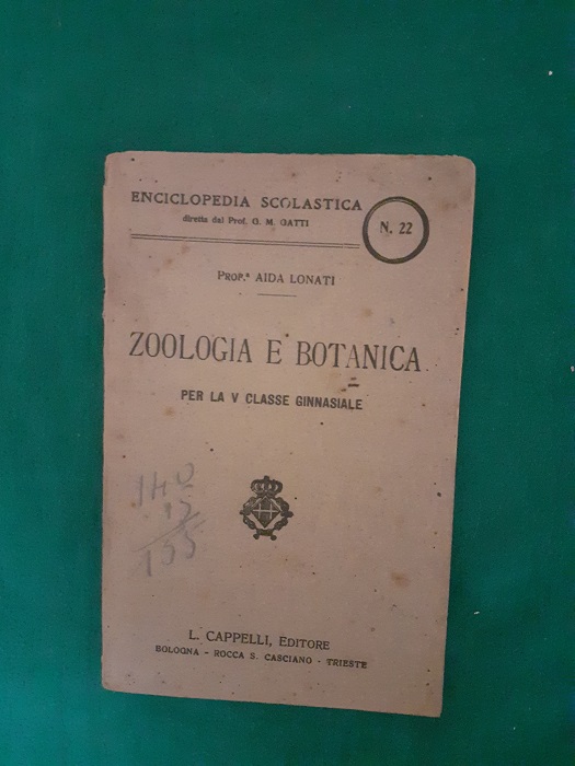 ZOOLOGIA E BOTANICA PER LA CLASSE V GINNASIALE