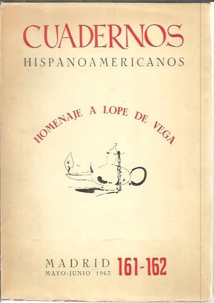 CUADERNOS HISPANOAMERICANOS. HOMENAJE A LOPE DE VEGA. MAYO - JUNIO. …