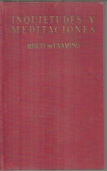 INQUIETUDES Y MEDITACIONES.