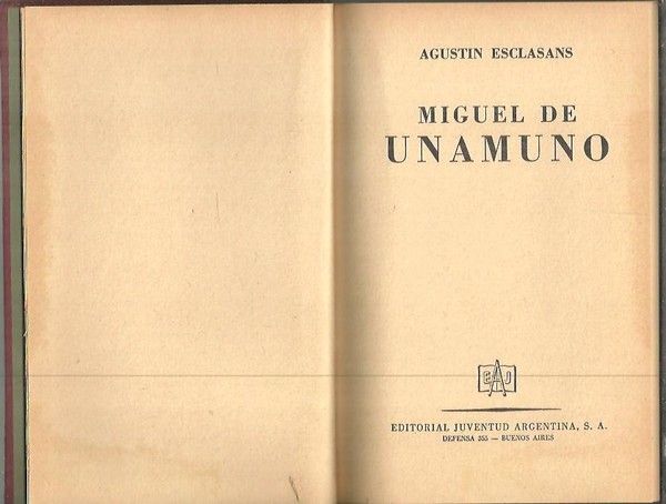 MIGUEL DE UNAMUNO.