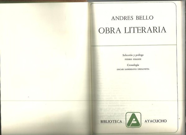 OBRA LITERARIA.