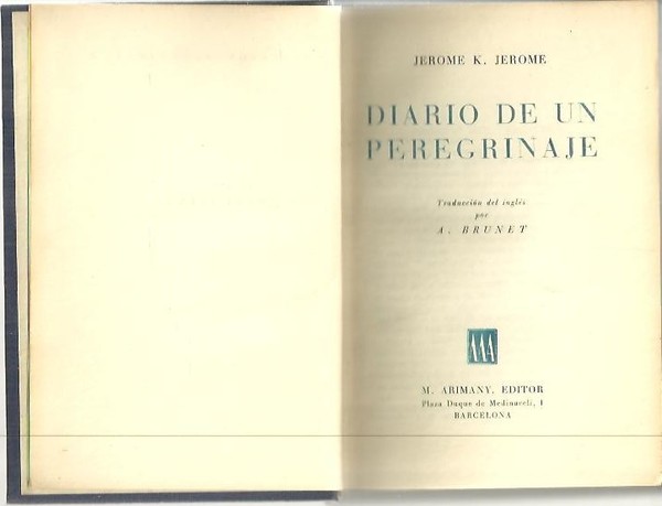 DIARIO DE UN PEREGRINAJE.
