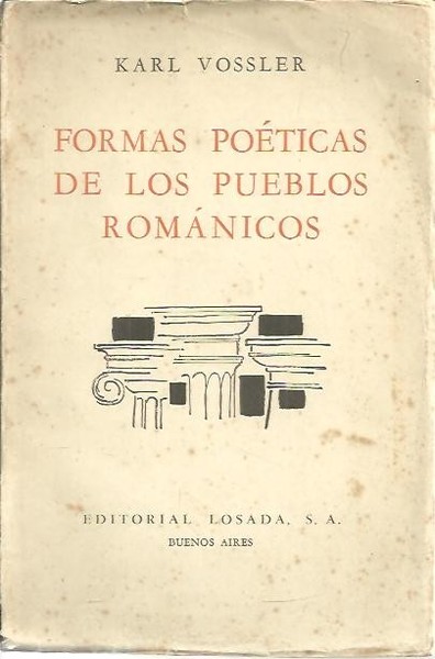 FORMAS POETICAS DE LOS PUEBLOS ROMANTICOS.