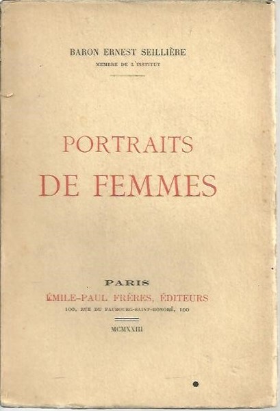 PORTRAITS DE FEMMES.