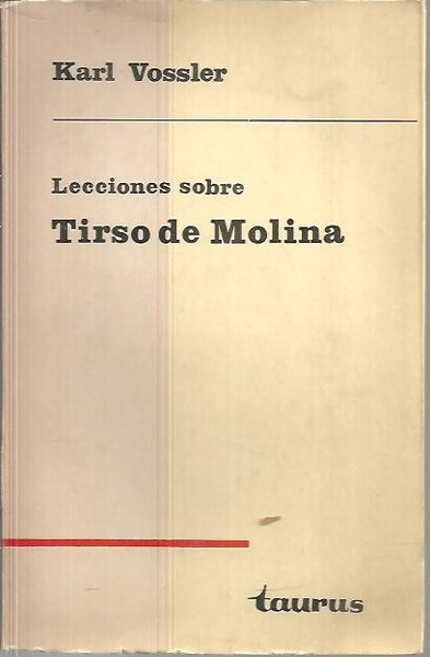 LECCIONES SOBRE TIRSO DE MOLINA.