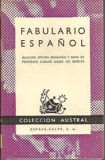 FABULARIO ESPAÑOL.