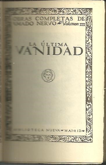 LA ULTIMA NOVEDAD.