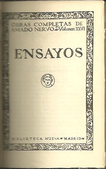 ENSAYOS.