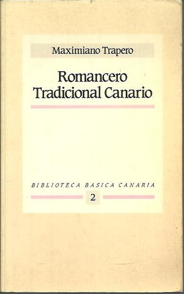 ROMANCERO TRADICIONAL CANARIO.
