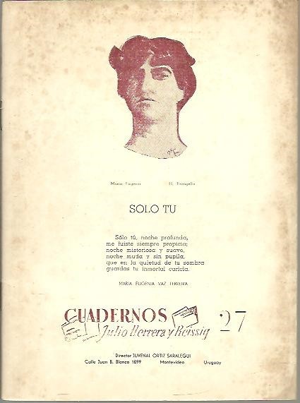 CUADERNOS. JULIO HERRERA Y REISSIG. NUM. 27.