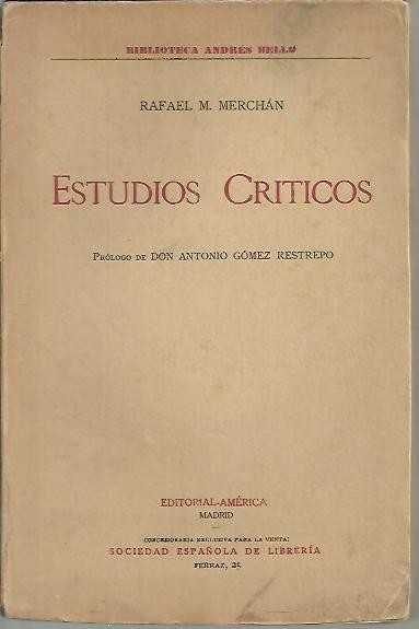 ESTUDIOS CRITICOS.