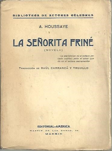 LA SEÑORITA FRINE.