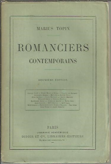 ROMANCIERS CONTEMPORAINS.
