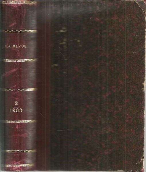 LA REVUE. 1903. N. 2. AVRIL-JUIN.