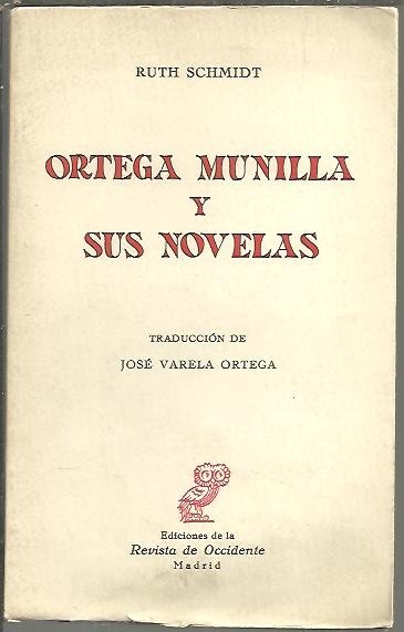 ORTEGA MUNILLA Y SUS NOVELAS.