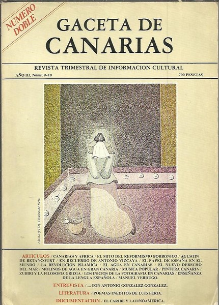 GACETA DE CANARIAS. NUMS. 9-10.