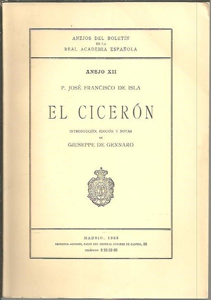 ANEJOS DEL BOLETIN DE LA REAL ACADEMIA ESPAÑOLA. ANEJO XII. …
