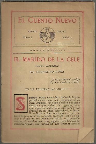 EL MARIDO DE LA CELE. (NOVELA MADRILEÑA).