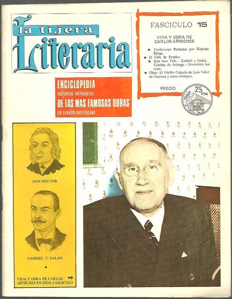 LA TIJERA LITERARIA. NUM. 15. VIDA Y OBRA DE CARLOS …